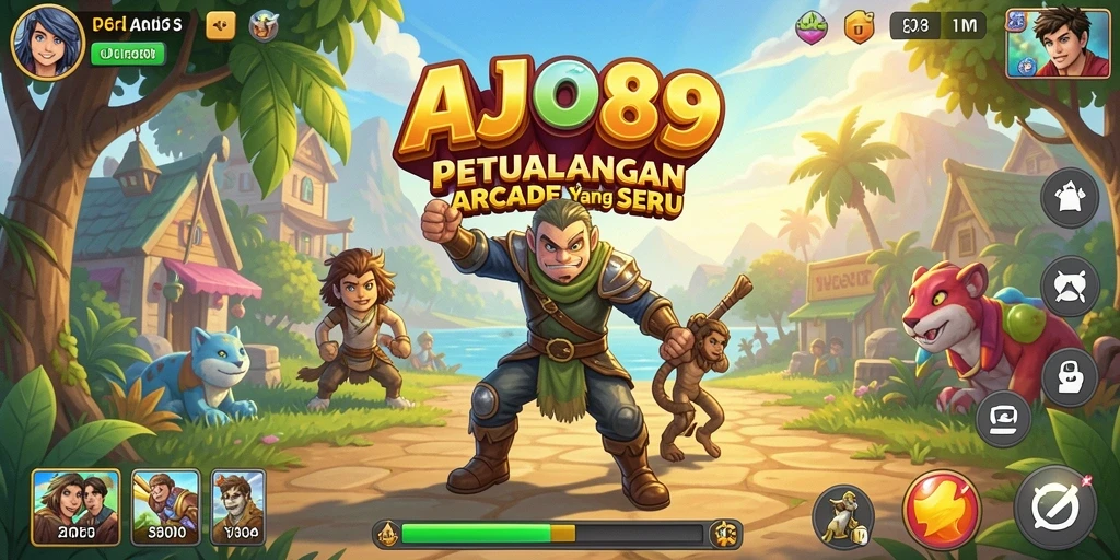 Tampilan screenshot AJO89 menampilkan aksi gameplay yang mendebarkan.