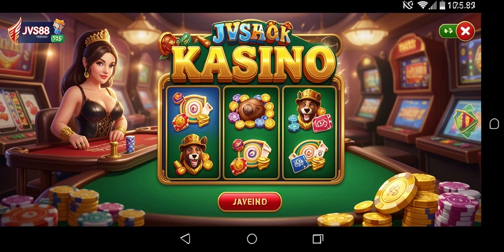 Tampilan gameplay JVS88 yang menakjubkan dan menarik.