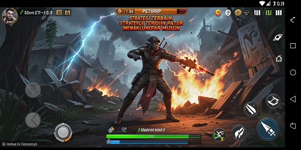 Tampilan gameplay super seru dari PETIRRP dengan strategi yang mendalam.