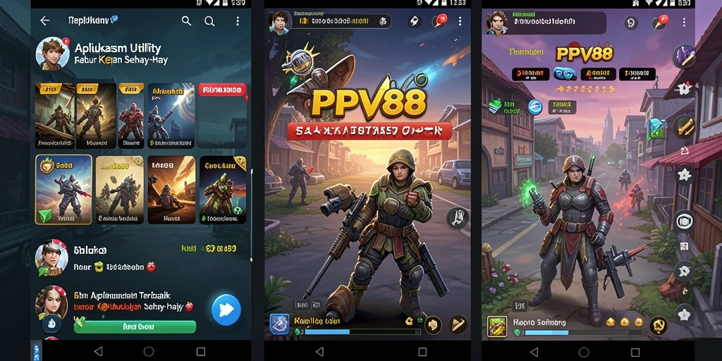 Tampilan antarmuka aplikasi PPV88 yang user-friendly untuk pengelolaan utility.