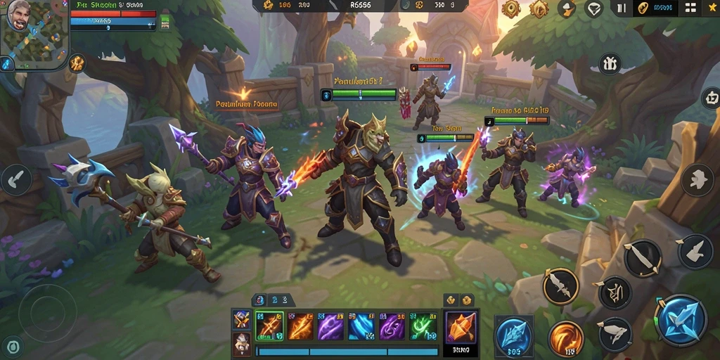 Screenshot gameplay SR6666 yang menampilkan aksi pertempuran seru.